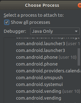 AOSP JDWP et comment déboguer des applications Android tierces - Débogage