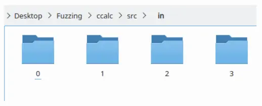 input folder for each process